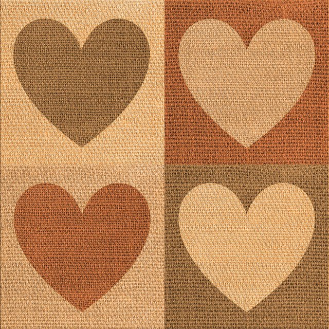 Ahgly Company Machine Washable Indoor Square Transitional Orange Area Rugs, 7' Square