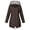 Coffee, variant on cllios Women's Raincoat Waterproof Lightweight Rain Jacket Active Outdoor Hooded Packable Plus Size Windbreaker Zip Up Coats
