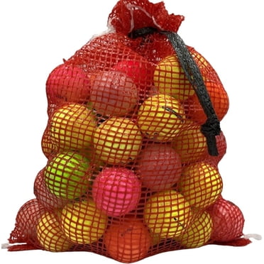 Golf Ball Planet - 72 Balles de Golf Recyclées Colorées dans un Sac en Maille État 3A/2A