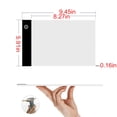 thumbnail image 3 of Meitianfacai Back to School Clearance! Portable A5 Tracing LED Copy Board Light Box,Slim Light Pad, USB Power Copy Drawing Board Tracing Light Board For Artists Designing, Animation, Sketching, 3 of 7