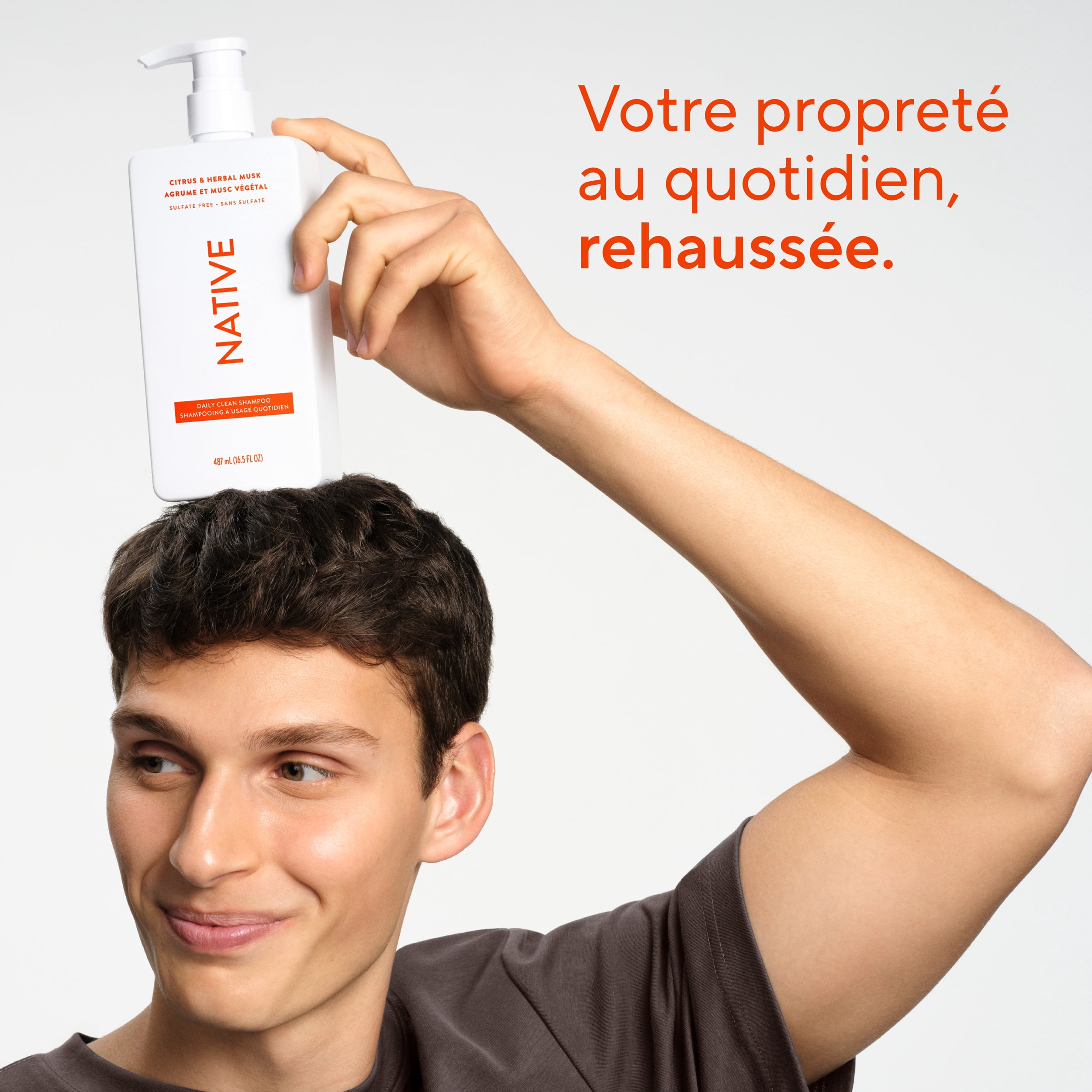 Revitalisant Native Nettoyage quotidien Agrumes et musc végétal, 487 mL