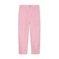 thumbnail image 3 of PMVFHDE Liquidation Pantalon d'Automne Garçons Pantalon Habillé à devant Plat Taille Ajustable Poches avant Coupe Jambe Droite Pantalon Rose, 3-4 Ans, 3 of 3