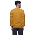 thumbnail image 3 of Atasi Kurta Court Uni à Manches Longues pour Hommes, Tenue Décontractée d'Été, 3 of 6