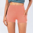 thumbnail image 2 of Plebaso Womens High Waist Yoga Shorts with Pockets Workout Athletic Shorts Stretch Compression Biker Shorts, 2 of 7