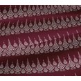 thumbnail image 5 of oneOone Cotton Jersey Maroon Fabric Block Craft Projects Decor Fabric Printed By The Yard 58 Inch Wide, 5 of 5