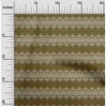 thumbnail image 1 of oneOone Viscose Jersey Fabric Floral & Chevron Block Print Fabric BTY 60 Inch Wide, 1 of 5