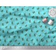 thumbnail image 3 of Soimoi Moss Georgette Fabric Cactus Tree Decor Fabric Printed Yard 42 Inch Wide, 3 of 5