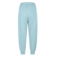 thumbnail image 3 of AherBiu Sweatpants Women High Waisted Fleece Solid Color Joggers with Pockets Fall Winter Loose Workout Running Gym Pants, 3 of 5
