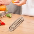 thumbnail image 1 of Reusable Utensils Set with Case Portable Utensils Travel Utensils with Case Spoon Chopsticks and Fork Three-Piece Tableware Set, 1 of 5