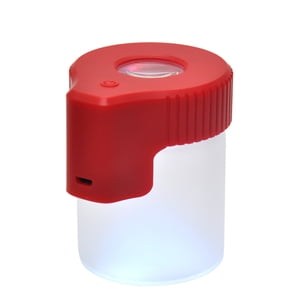 Plastic and Glass Led Sealed Storage Container - Usb Rechargeable Freshness Indicator, 155Ml Travel Container for Food Storage, JKODE