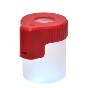 LED Sealed Storage Container with USB Charging, 155ml Plastic and Glass Food Container for Freshness and Travel
