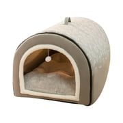 Openpig Dog Bed House 2 Ways To Use Indoor Dog House For Cats And Small Dogs With Mat Removable And Washable Cover House And Non-Slip Bottom
