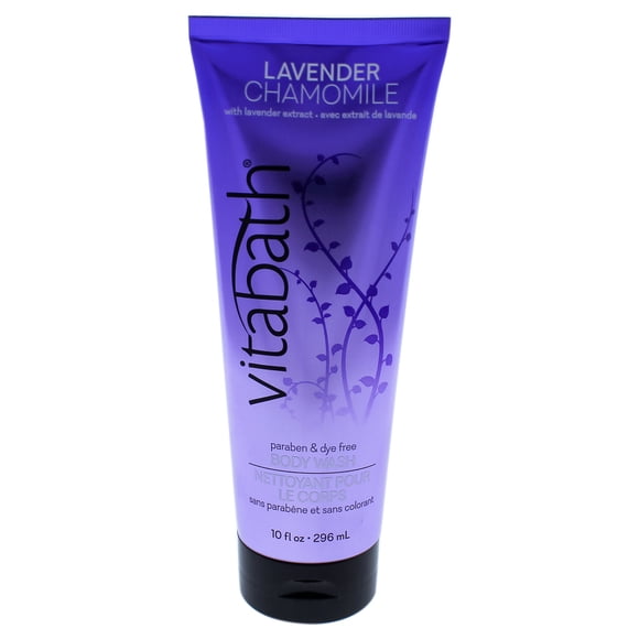 Lavender Chamomile Body Wash by Vitabath for Unisex - 10 oz Body Wash