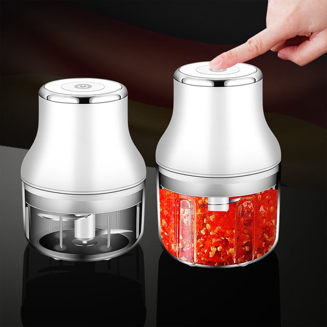 TIMIFIS Stainless Steel Clips Mini Vegetable Chopper Food Chopper Garlic Vegetable Lettuce Chilli Crusher Tomato Kitchen Ginger Grinder Kitchen Gadgets
