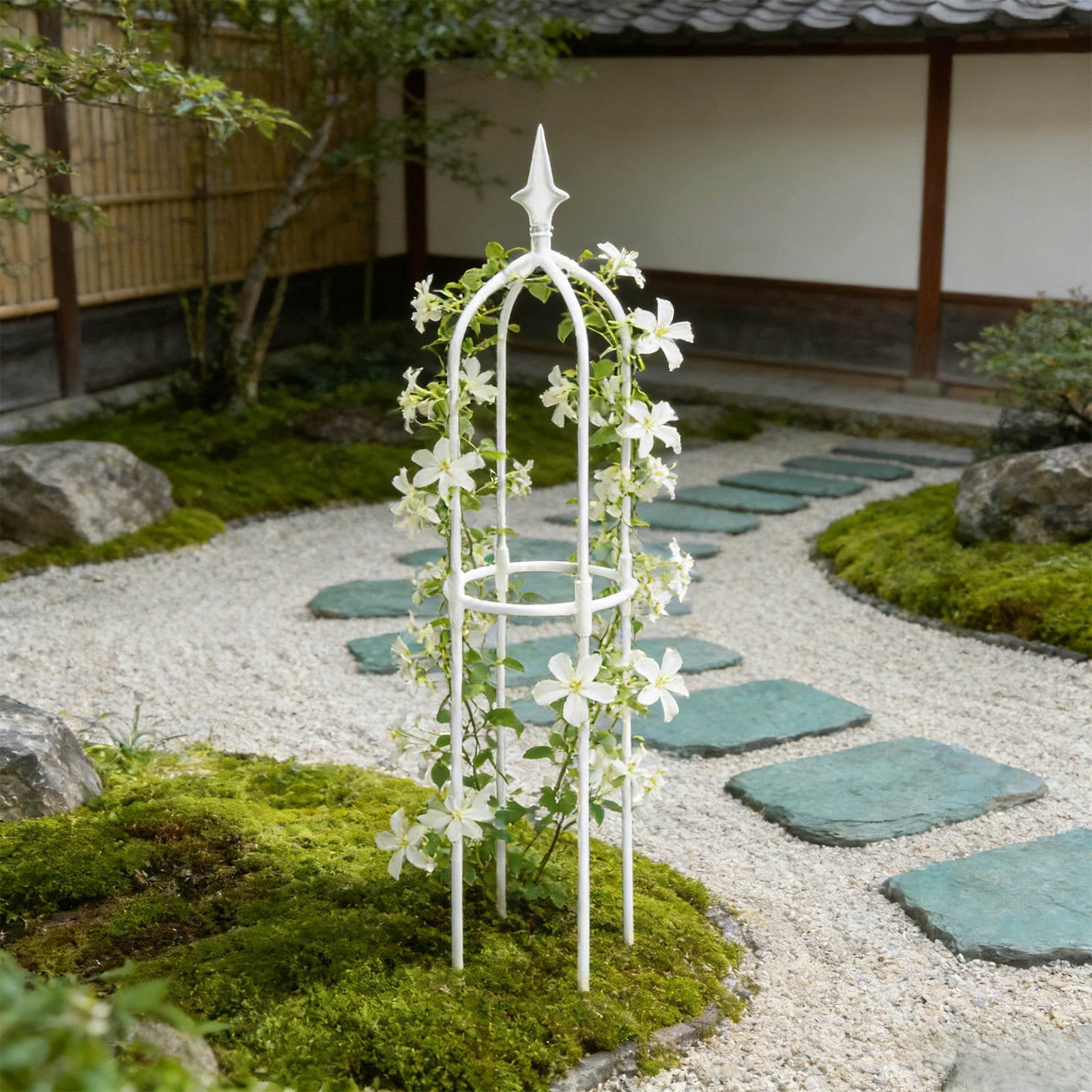Climbing Vines Flower Trellises Fiberglass Plants Climbing Bracket Outdoor Courtyard Balcony Climbing Flower Rack Can Be Assembled With Increased Height