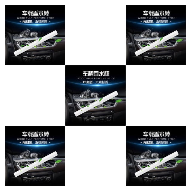 ziyahi 10pcs Car Incense Diffuser Air Vent Freshener Refill Car Air Solid Stick No.12 5Set