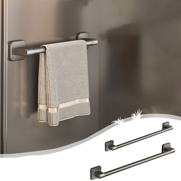 YYV Barre de Serviette à un Poteau Barre de Serviette de Salle de Bain Barre Suspendue Aluminium Spatial Support de Serviette de Salle de Bain Gris