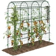 thumbnail image 1 of Outsunny Garden Trellis for Climbing Plants Outdoor, 6ft Tall, 1 of 10