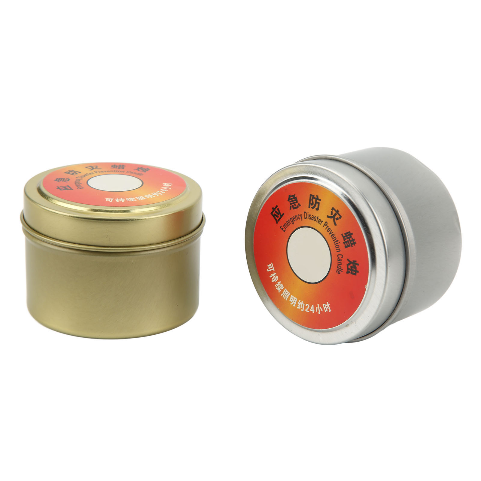 Outdoor Survival Candle, Paraffin Survival Candle 2pcs Smokeless  For Camping