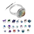 thumbnail image 3 of Mood Rings Changeable Color Temperature Emotion Feeling Fashion Cute Costume Props Multiple Shapes Christmas for Women Men Gift eye, 3 of 6