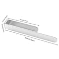 thumbnail image 3 of Qaailabf 11.8-Inch Self Adhesive Hand Towel Bar, Brushed Stainless Steel Bathroom Towel Rack, Wall Mounted U-Shaped Design, No Drill Installation, Fits Kitchen RV Bedroom, Silver, 3 of 6