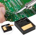 thumbnail image 4 of Soldering Iron Stand Holder, Metal Practical Stable Easy Operation Electric Soldering Iron Stand With Sponge For Industrial Home Use, 4 of 8