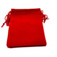 thumbnail image 2 of 50 Pcs Petites Pochettes en Velours avec Cordon, Cadeaux - Rouge, 2 of 8