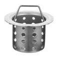 thumbnail image 1 of MIANGASTORE Stainless Steel Basket Strainer With Handle Anti-Clogging Drain Filter Strainer, 1 of 9
