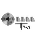 thumbnail image 1 of Self-Centering Chuck, Self-Centering 100mm/3.9in Lathe Chuck Quenching Machining  For Lathes Machine, 1 of 8