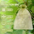 thumbnail image 3 of 100 Pcs Sacs de Protection pour Fruits, Sacs en Filet de Jardin en Organza à Maille Fine avec Cordon, Sac à Fruits en Maille Respirant et Réutilisable, 3 of 10