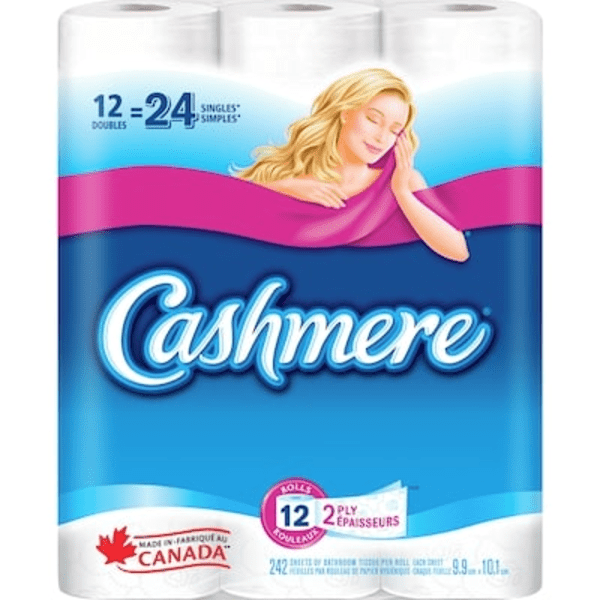 Cashmere Double Roll 2-Ply Bathroom Tissue Paper