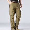 thumbnail image 4 of Birdeem Mens Outdoors Thick Straight-Leg Pants Mountain Climbing Multi-Pocket Overalls Trousers, 4 of 12