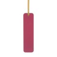 thumbnail image 4 of HOLIDAY TIME  5.15 IN,NOEL Christmas Tag, Burgundy Rectangular Hanging Ornament with Gold Foil Lettering & Gold Ribbon, Holiday Gift Tag, 4 of 5