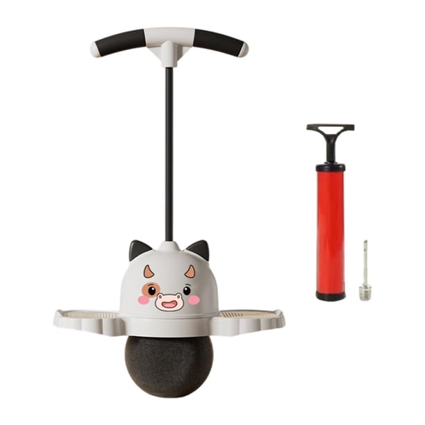 Ballon Sauteur équilibre Enfant Avec Poignée – Pogo Ball Antidérapant 65x30x35 Cm, PE Et PVC, Pour Intérieur Et Extérieur, Bleu Ou Rose