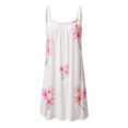 thumbnail image 5 of Pompotops Robe Bohème à Imprimé Floral pour Femme Été Sans Manches T-Shirt Plage Mini Robes, 5 of 5