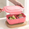 thumbnail image 1 of XYAIYT Microwaveable Silicone Lunch Box with Compartments for Meal Prep Sturdy and Eco Friendly Containers for Adults and Dishwasher Safe Food Storage Solution, 1 of 6