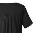 thumbnail image 2 of Woman Plus Size Short Sleeve Floral Blouses Henley T-Shirts V Neck Button Tunic Tops  M-4xl, 2 of 4