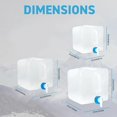 thumbnail image 3 of Water Storage Container With Tap And Handle Water Bottle Leakproof Portable Foldable Transparent Suitable For Camping Hiking Backpacking Outdoor Emergency (20L), 3 of 7