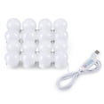 thumbnail image 1 of LED Vanity Mirror Light Bulb Dimmable Makeup Mirror Lights Dressing Light with 3 Color Temperatures 10 Brightness Levels Fill Light USB Plug and Play, 1 of 6