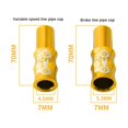 thumbnail image 4 of Thinsony 10 Pcs Bicycle Cable End Caps Professional Wear-resistant Universal Shifting Brake Gold 1Set, 4 of 6