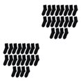 thumbnail image 3 of Ruiboury 10piece Elastic Fit For All Feet Shape Extra Thick Socks For Breathability Sweat-absorbing Breathable Exquisite Craft Black 2Set, 3 of 6