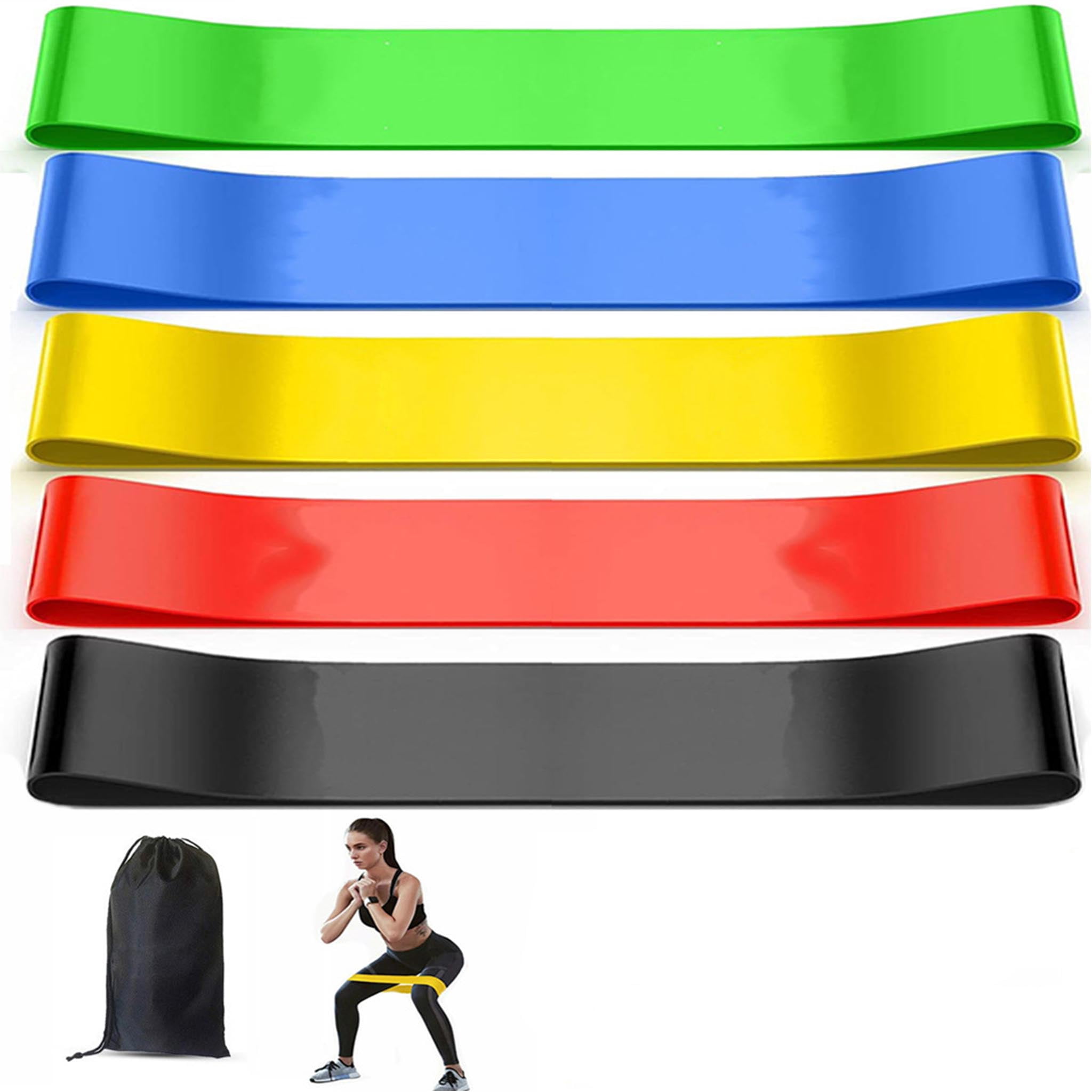 Loop Resistance Bands Elastic Stretch Exercise Bands for Leg Glute Hip Training