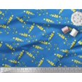 thumbnail image 3 of Soimoi Poly Georgette Fabric Flower Watercolor Printed Fabric 1 Yard 42 Inch Wide, 3 of 3