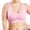 Pinky, variant on Comfortable Sports Bras on Clearance Women Solid Color Yoga Bras Plus Size Large Bra Sports Bra Full Bra Cup Tops Exercise Athletic Underwear Cotton Wireless Bra Orange