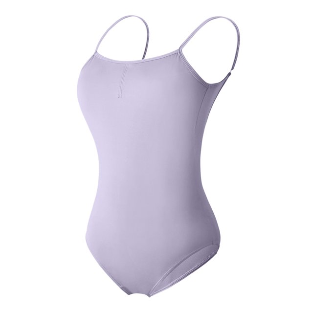AherBiu Dancing Bodysuits for Women Sleeveless Backless Playsuits Stretchy Slim Comfy Soft Workout Rompers
