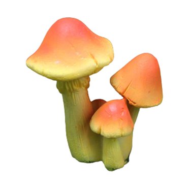 bedienty 3 Pieces Mushroom Figurine Garden for Succulent Plants Miniatures Ornament Desktop Landscape Decoration Practical Small DIY Type 2