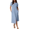 thumbnail image 1 of Womens Summer Dress Gradient Sleeveless V-Neck Maxi, 1 of 7