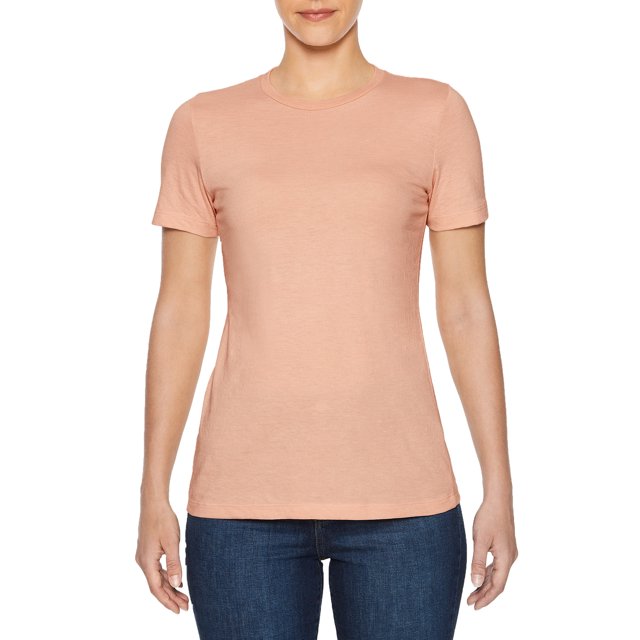 Gildan T-Shirt CVC Softstyle pour Femmes, TG, Rose Poussiéreux