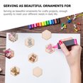 thumbnail image 4 of Shisuyan Blank Hexagon Pieces Beige 100Pack 1.97x1.97in, 4 of 8
