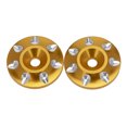 thumbnail image 1 of 2 Pieces RC Car Gasket Sturdy Practical Tail Protection Spacer Useful Creative Tail Gaskets Replacement for 1/10 Off-road Car golden, 1 of 8
